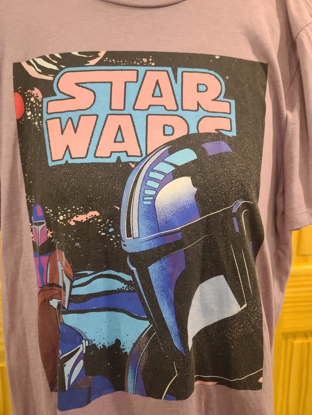 Gwntley Loved Old Navy Star Wars Purple Graphic Tee - Large